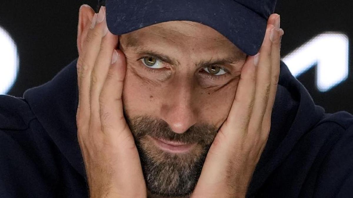 Novak Djokovic, en el Open de Australia.