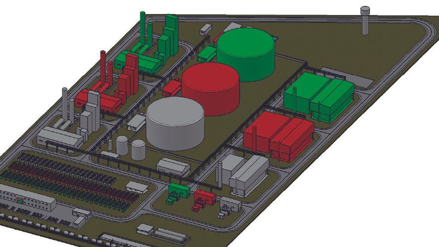 Futuras instalaciones del proyecto de Ignis en punta Langosteira.