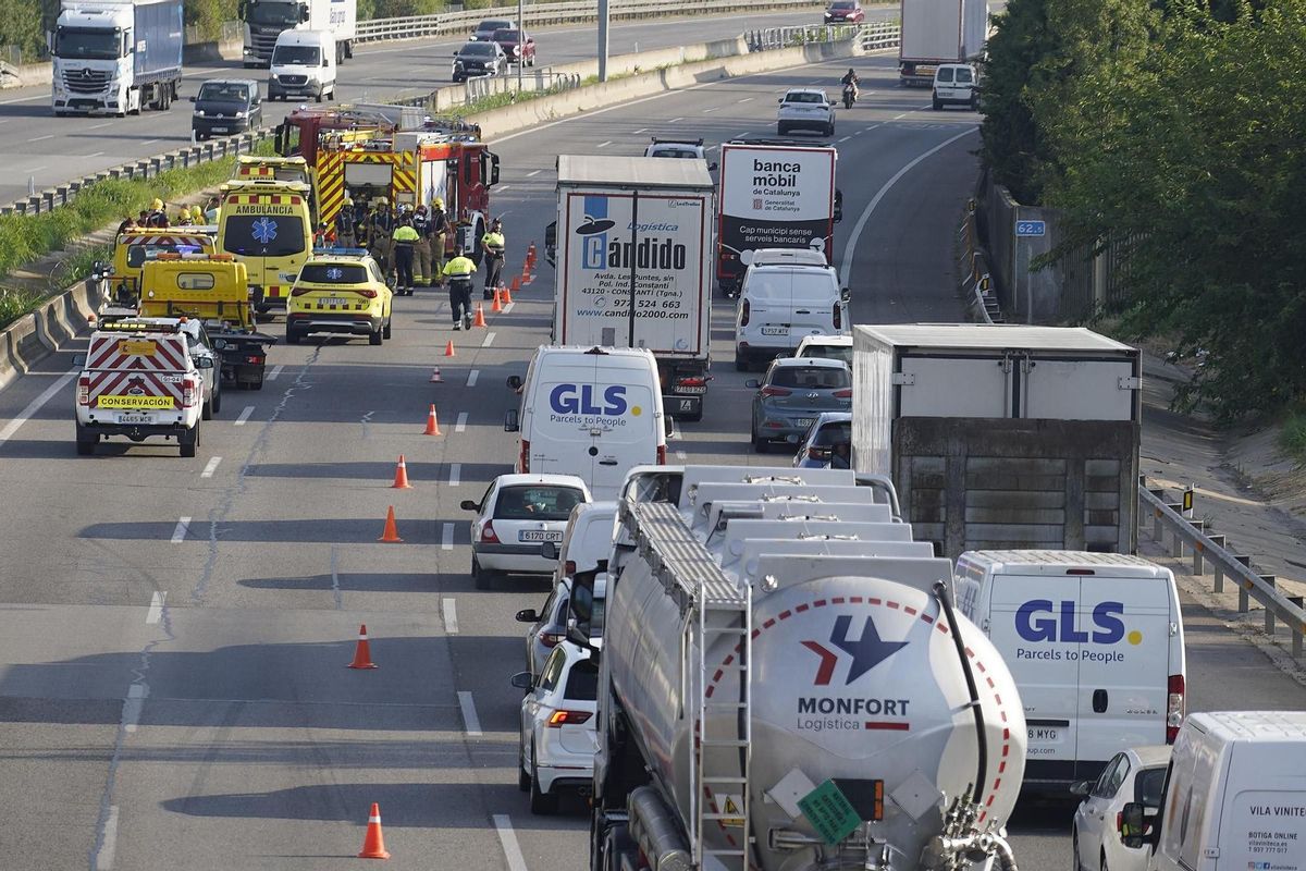 Lloc de l'accident.