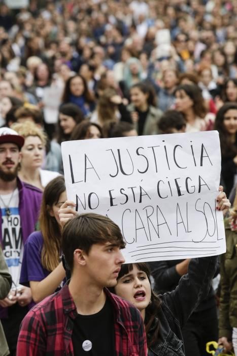 Todas las manifestaciones contra La Manada de Asturias