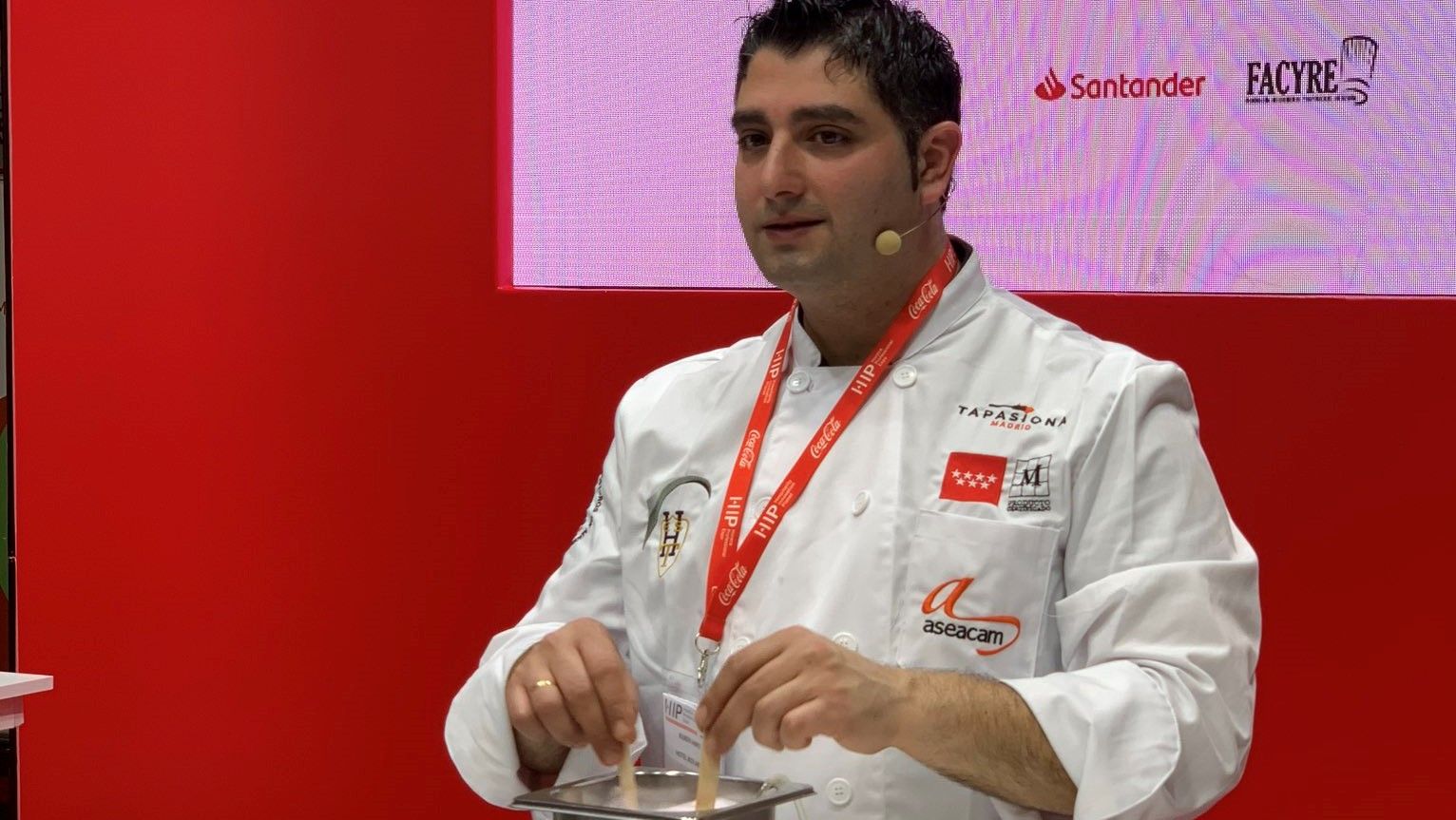 Rubén Amro, el chef que representará a España en el Bocuse d'Or Europa que se celebrará en Budapest en marzo.