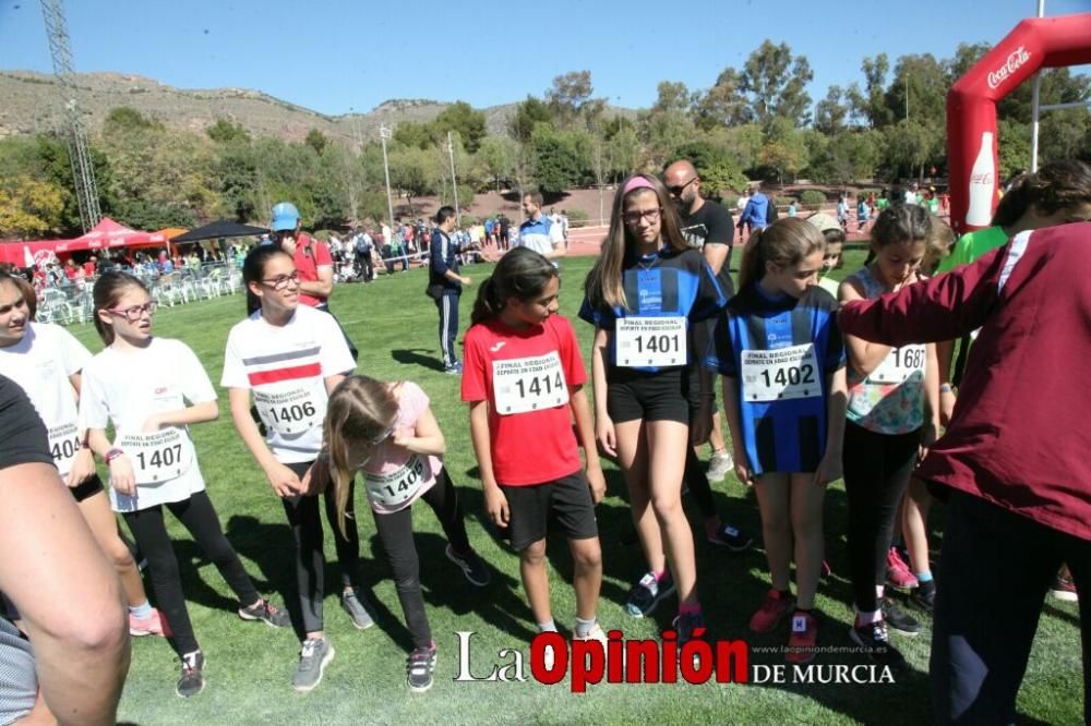 Final Cross Escolar de Lorca. Alevín femenino