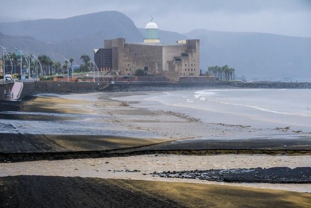 Domingo de lluvias en Gran Canaria por el paso de la tormenta 'Hermine'