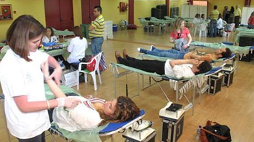 Las donaciones de sangre se acercan en 2008 al récord de las 47.100 bolsas