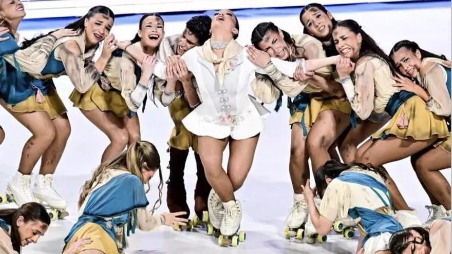 Así fue la coreografía que aupó al CPA de Gondomar al cuarto puesto del Europeo de patinaje artístico