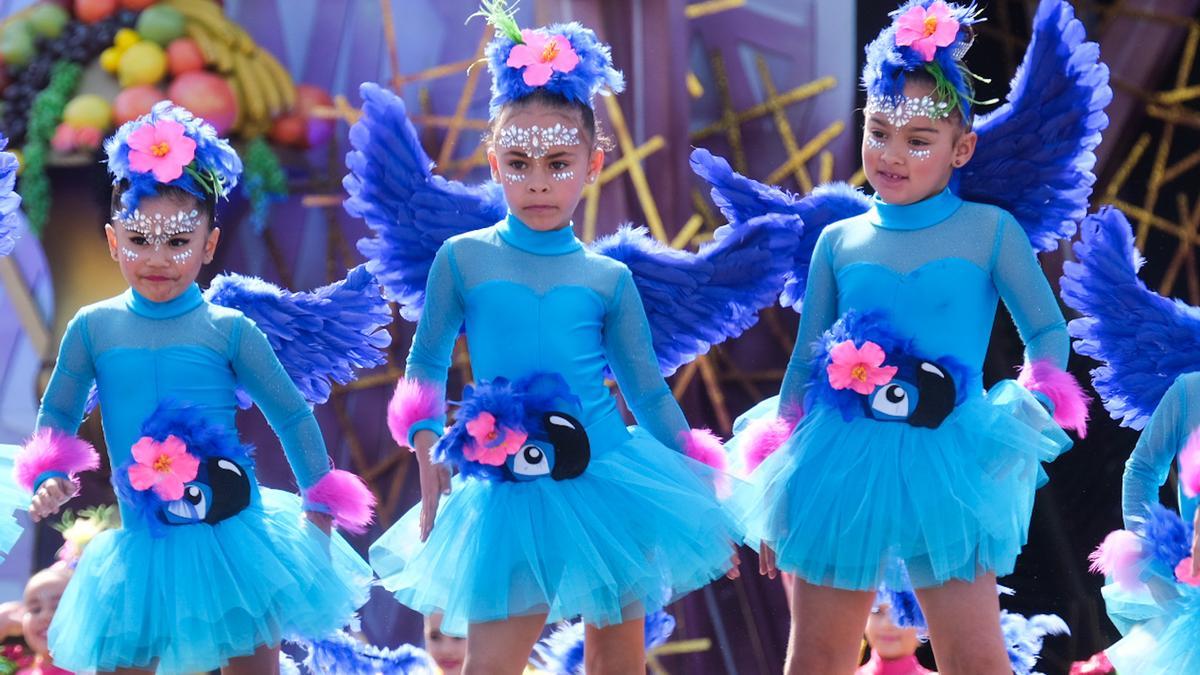 Carnaval Coreográfico Infantil en Las Palmas de Gran Canaria.