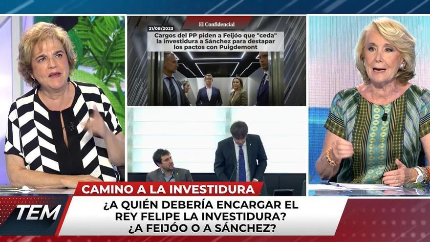 Pilar Rahola estalla en &#039;Todo es mentira&#039; contra Esperanza Aguirre: &quot;Cada vez eres más facha&quot;