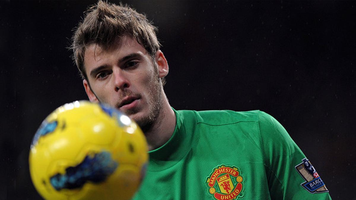 David de Gea, durante un partido contra el Manchester