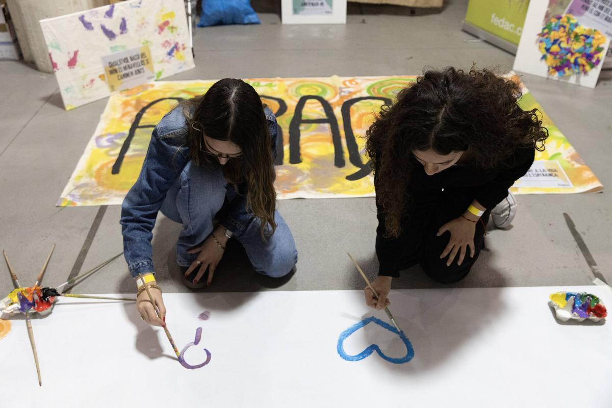 Fira sobre salut mental "Fes-te salut", en el Palau Firal de Manresa, Barcelona