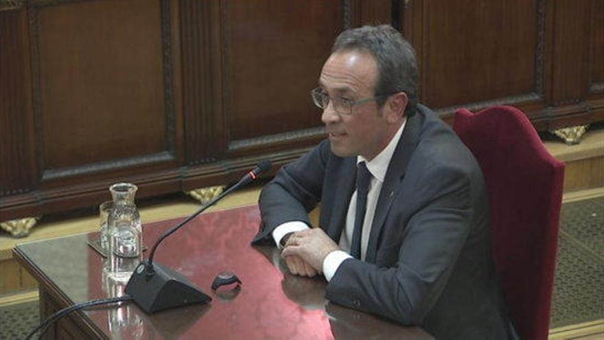 Josep Rull durant el judici al Tribunal Suprem.