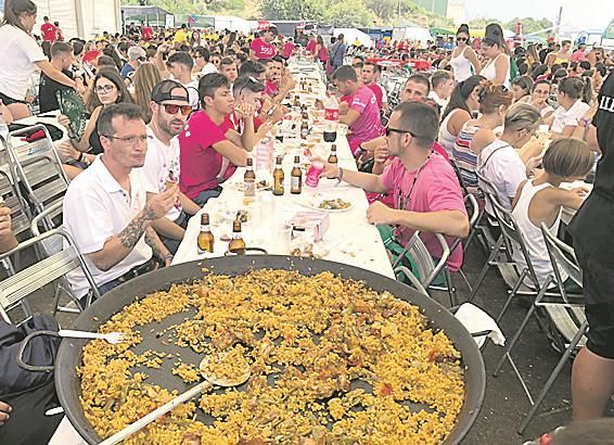 Tras una esmerada preparación, llegó la degustación.