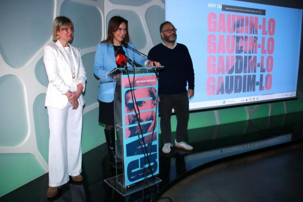 Presentación de la programación del Año Gaudí 2026, este lunes en Reus.