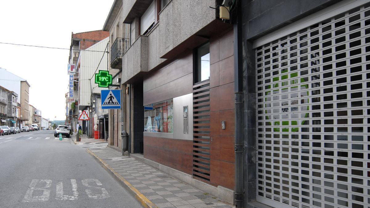 La calle Rúa Xeral de A Bandeira.