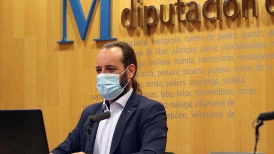 El diputado no adscrito Juan Cassá, durante un pleno de la Diputación.