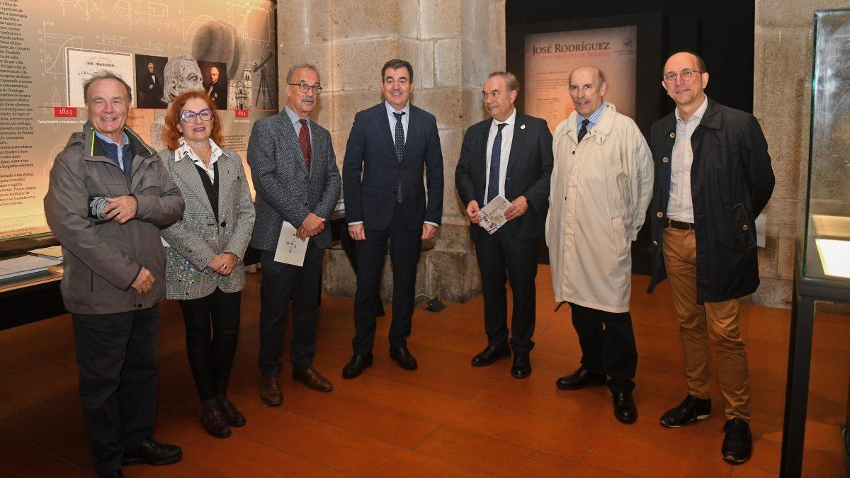 Coprotagonistas de la inaguración de esta muestra dedicada al 'Matemático Rodríguez'