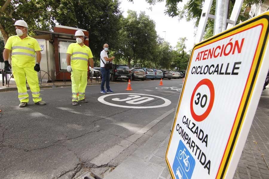 El ciclocarril echa a rodar en Córdoba