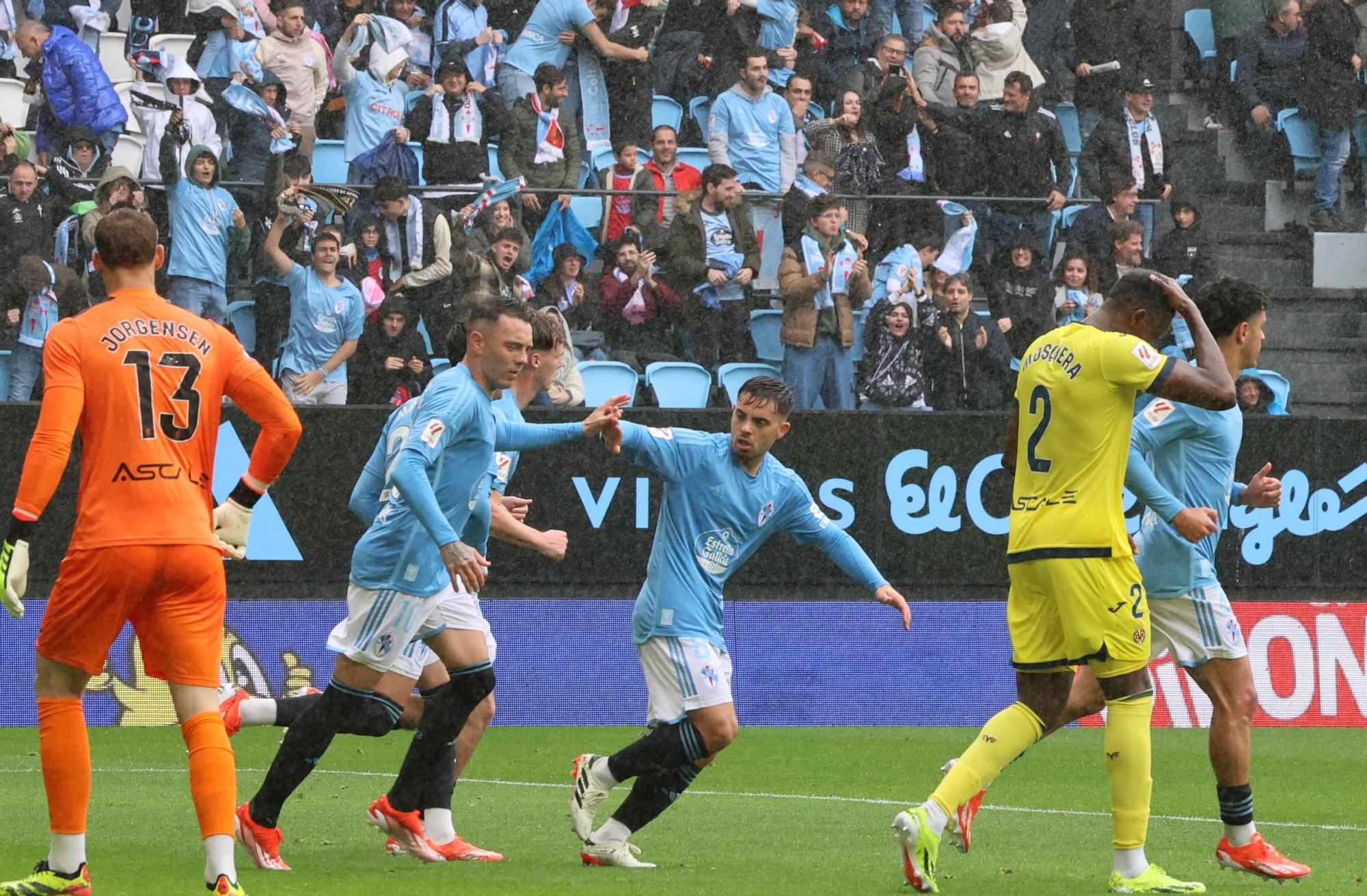 El Celta-Villarreal, en imágenes