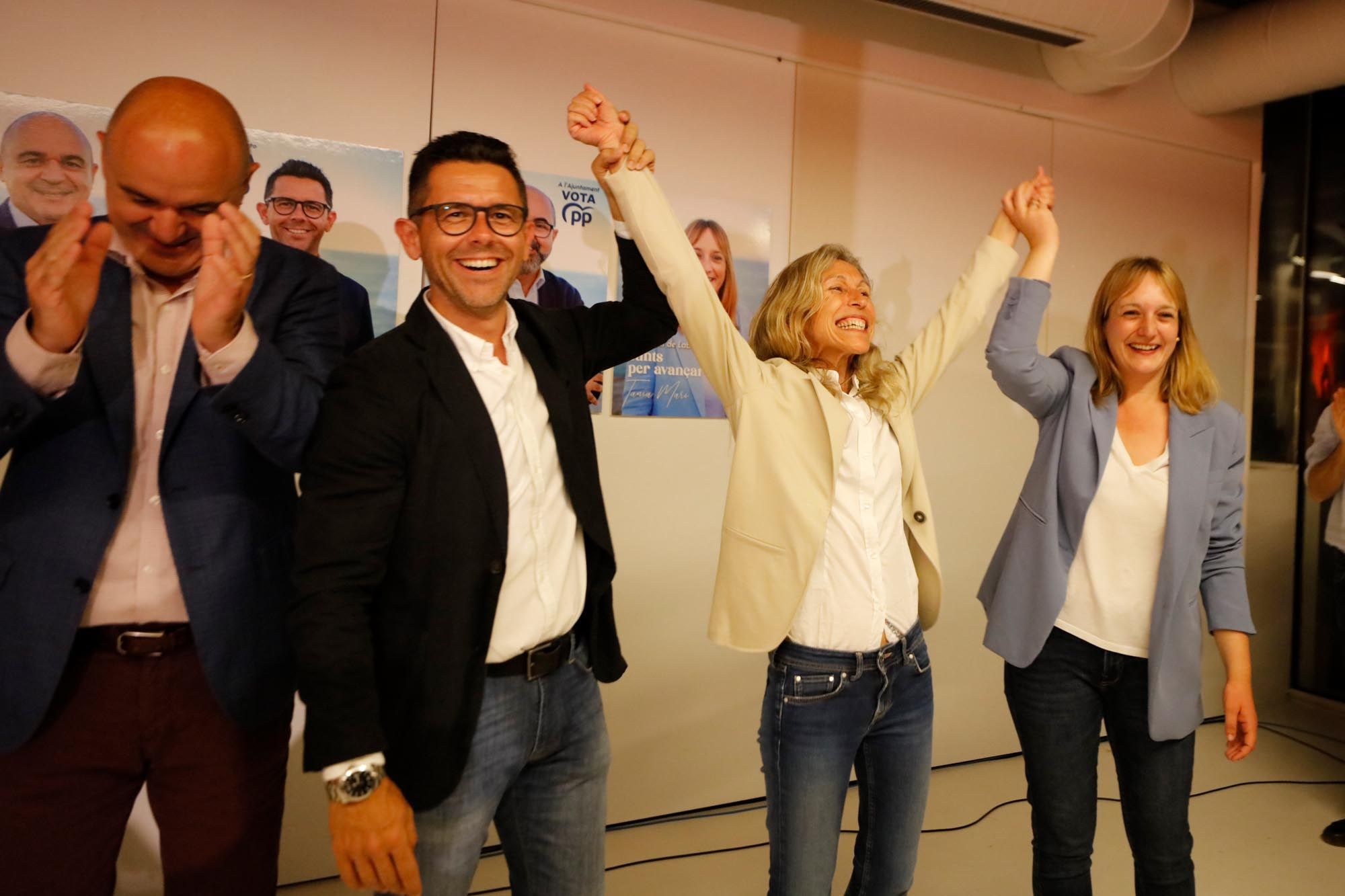 El PP celebra su triunfo en las elecciones municipales y autonómicas de Ibiza