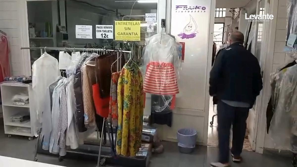 La actividad de las tintorerías en Gandia entre Fallas y Semana Santa