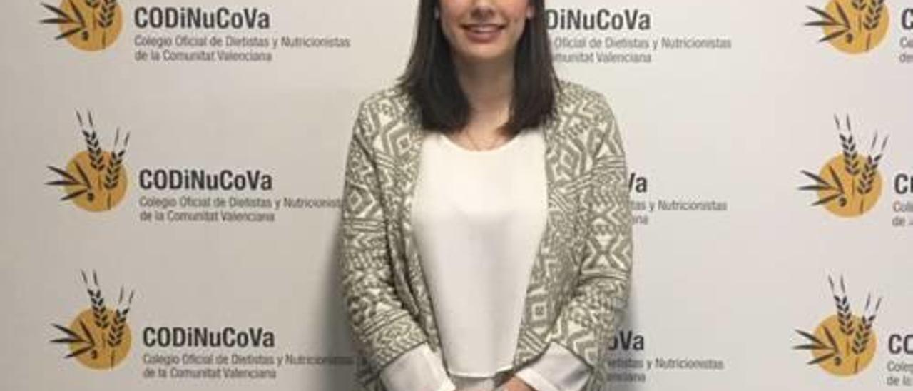 La presidenta del Colegio Oficial de Dietistas y Nutricionistas, Paula Crespo.