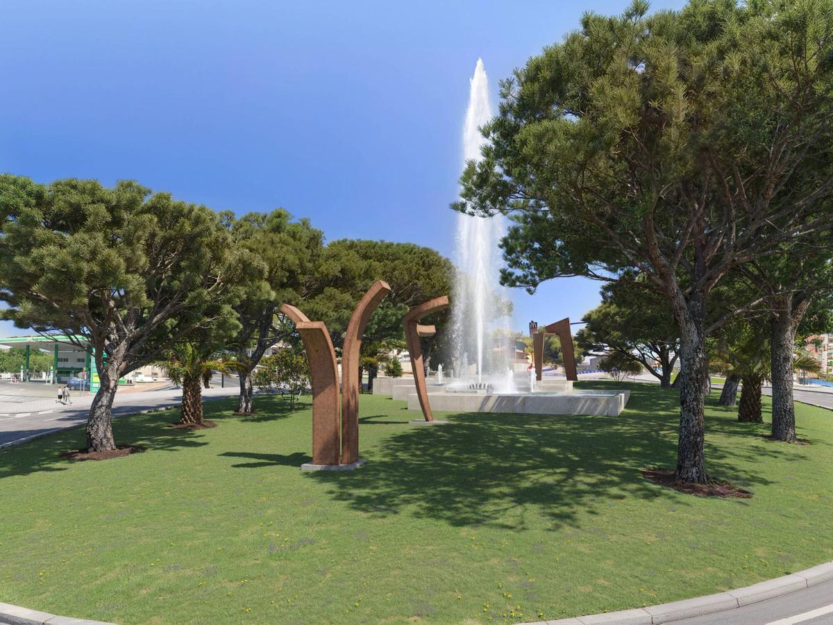 Recreación del proyecto de soterramiento de la avenida Valle Inclán, en Málaga