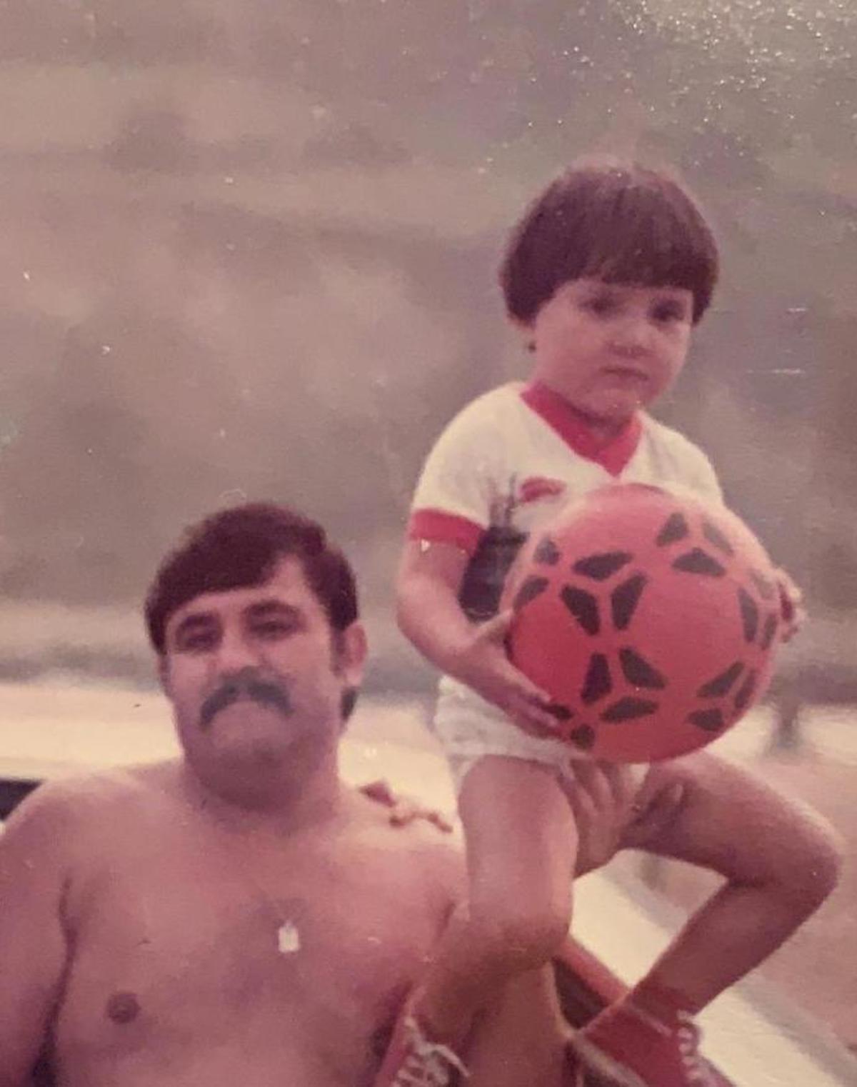 David Villa de pequeño
