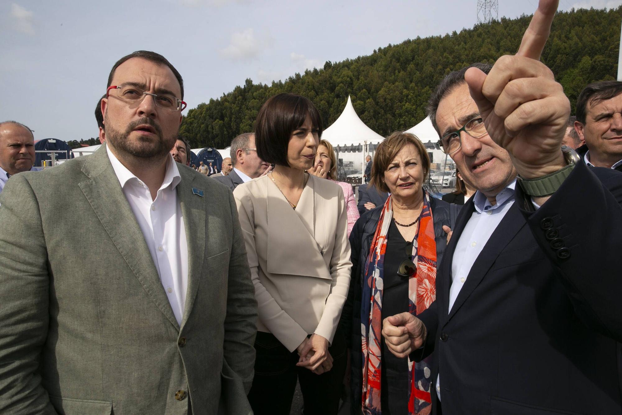 EN IMÁGENES: La visita de la ministra de Ciencia a Avilés