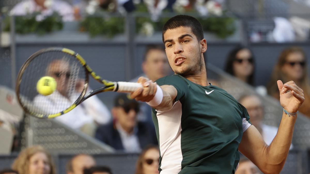 Carlos Alcaraz, ganador en Miami y Madrid, dos Masters 1000, con 19 años