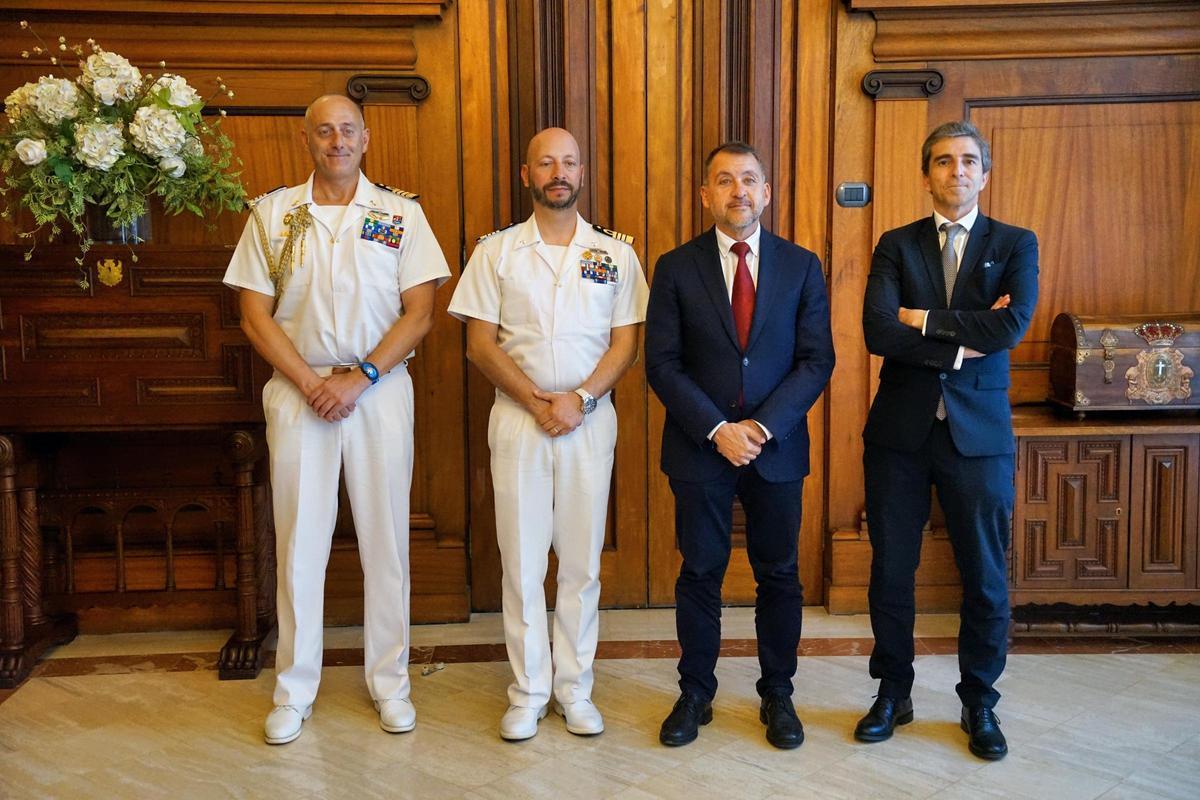 Recibimiento en el ayuntamiento chicharrero.