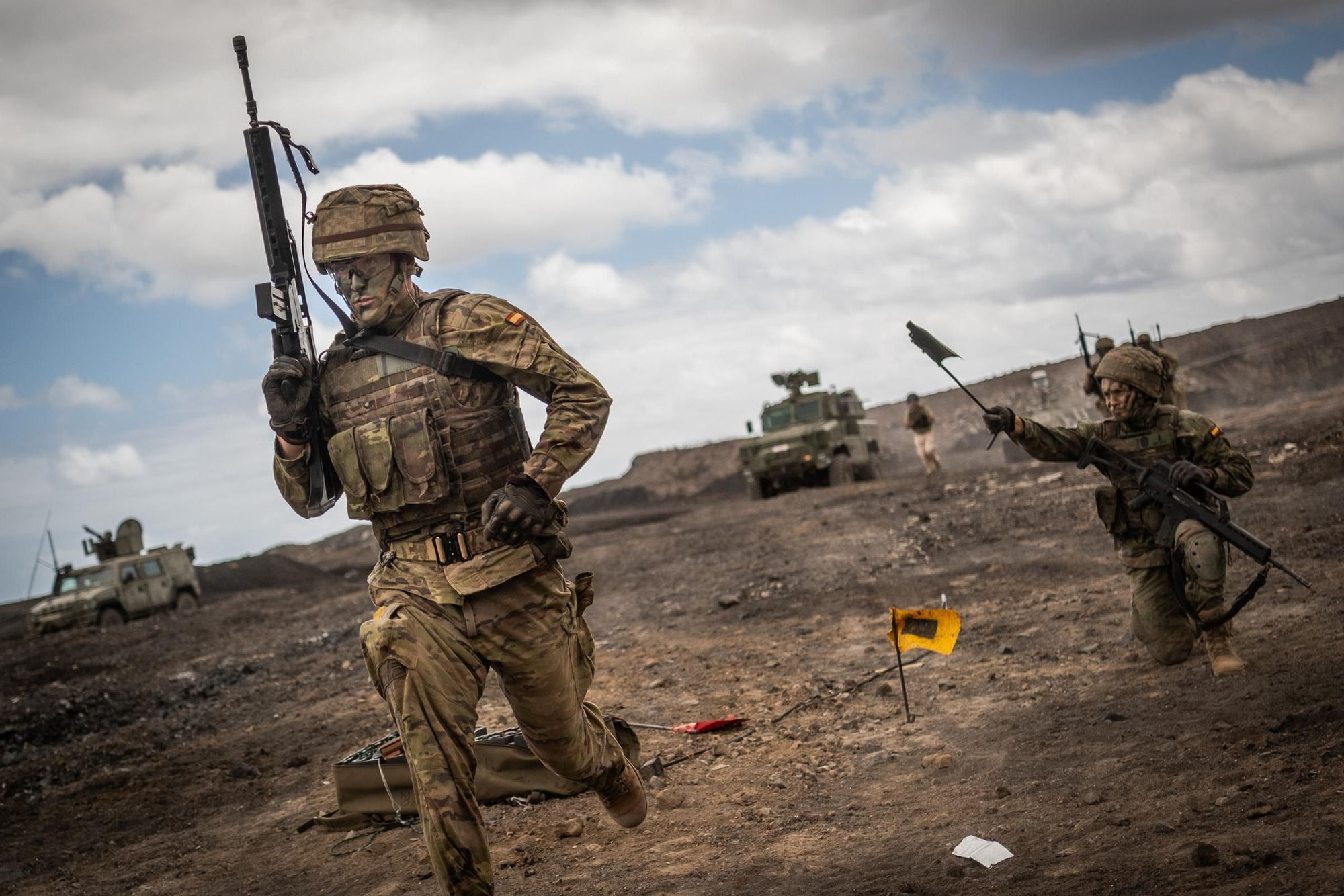 Maniobras militares en Canarias