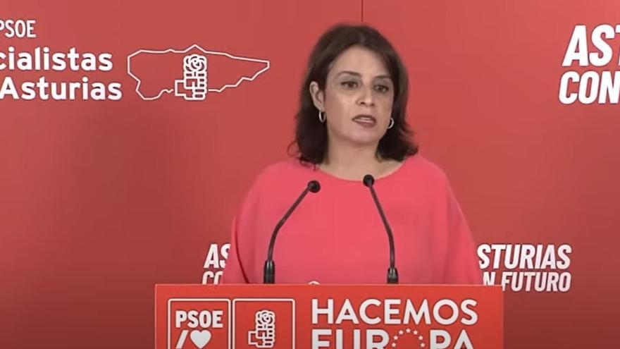 Adriana Lastra: &quot;El congreso del PP de Madrid es el mayor homenaje a la corrupción que se recuerda&quot;