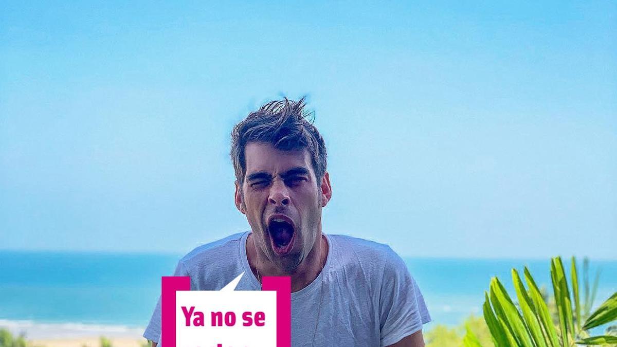 Jon Kortajarena bostezando y haciendo una broma sobre su apellido