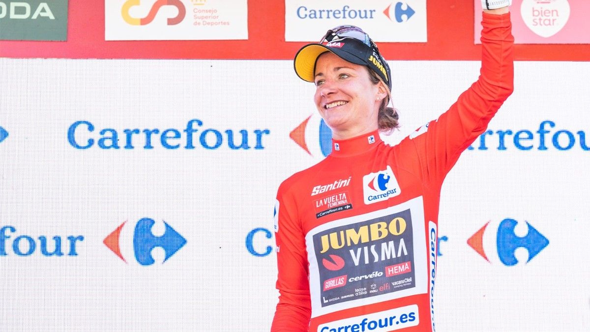Marianne Vos, líder de la Vuelta a España