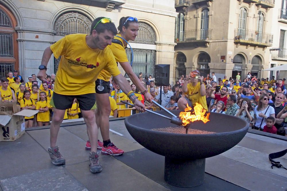 La flama de Canigó a Igualada