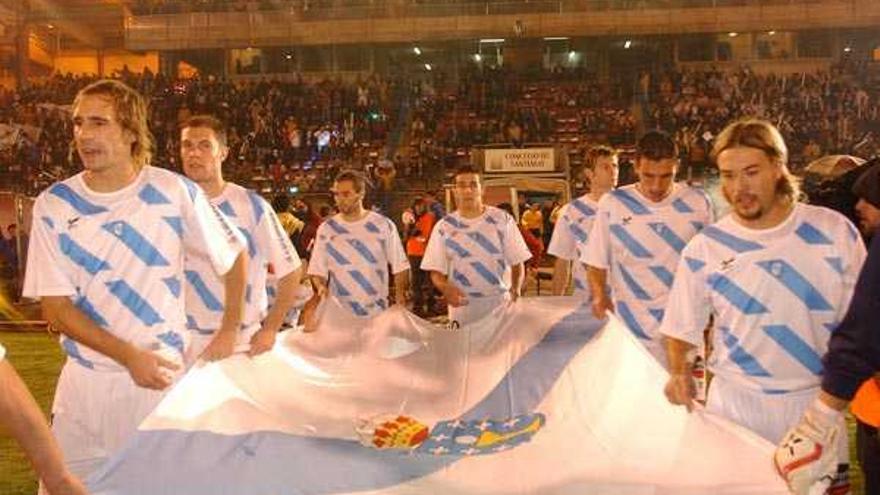 Imagen del partido de la selección gallega de hace dos años en San Lázaro.