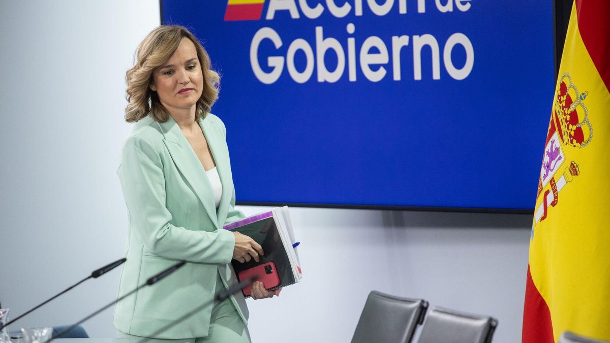 La Ministra de Educación y Formación Profesional de España y Portavoz, Pilar Alegría, ofrece declaraciones a la prensa tras el Consejo de Ministros.