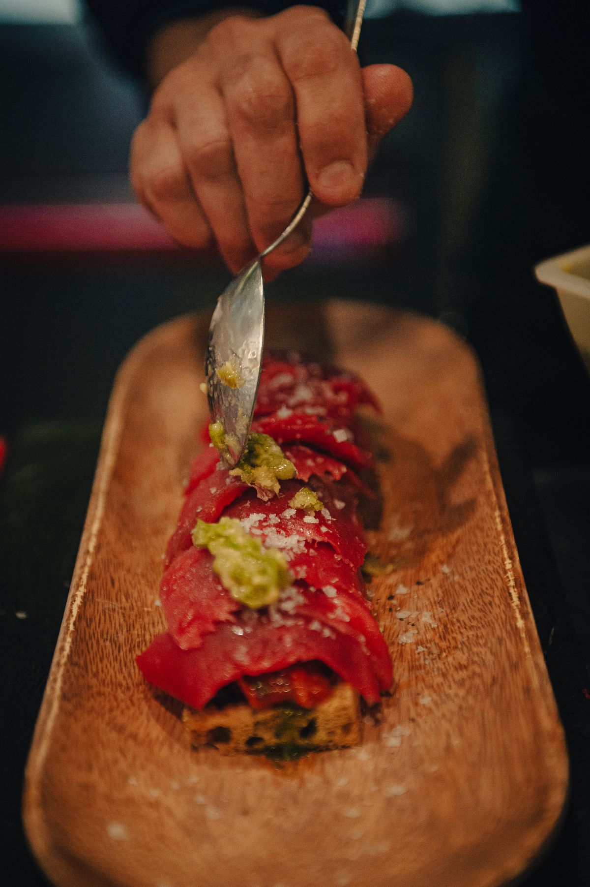 Así es y esto se come en el restaurante Open de Alicante