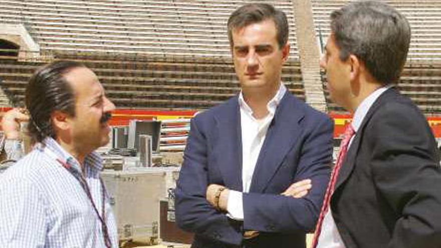 Álvaro Pérez, Ricardo Costa y Vicente Rambla, en 2007.