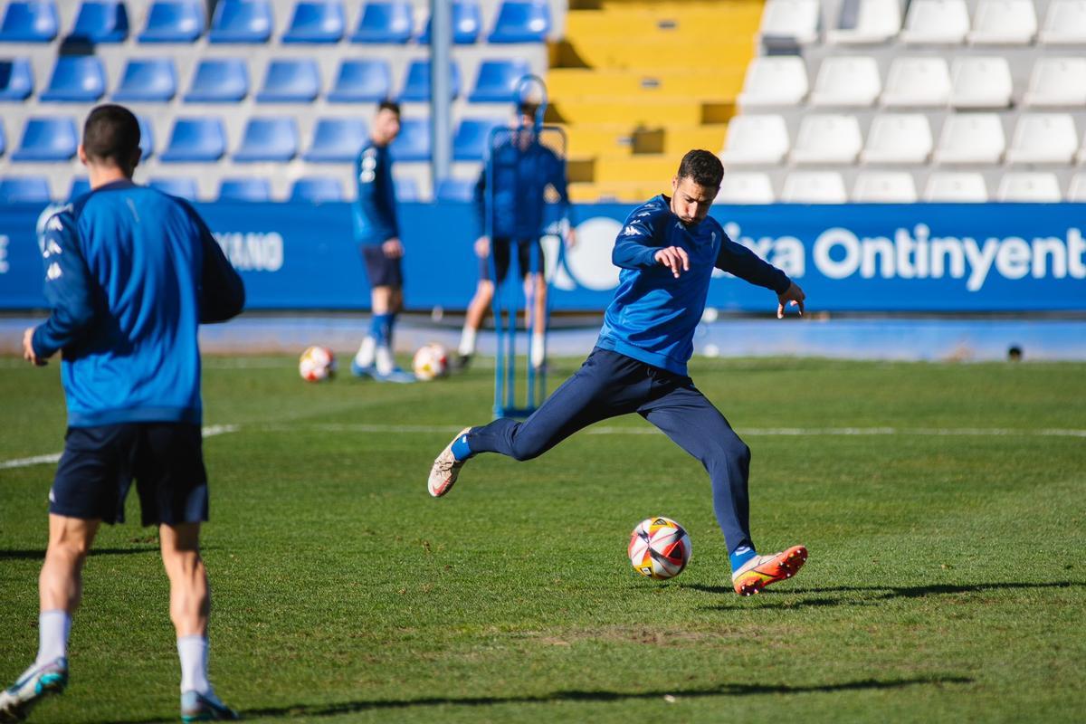 Último entrenamiento del Alcoyano