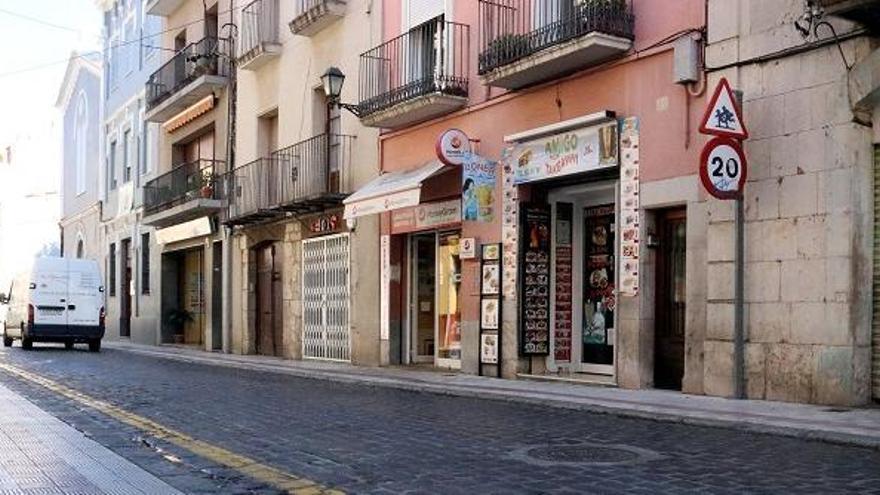 El carrer de la Jonquera, un dels inclosos