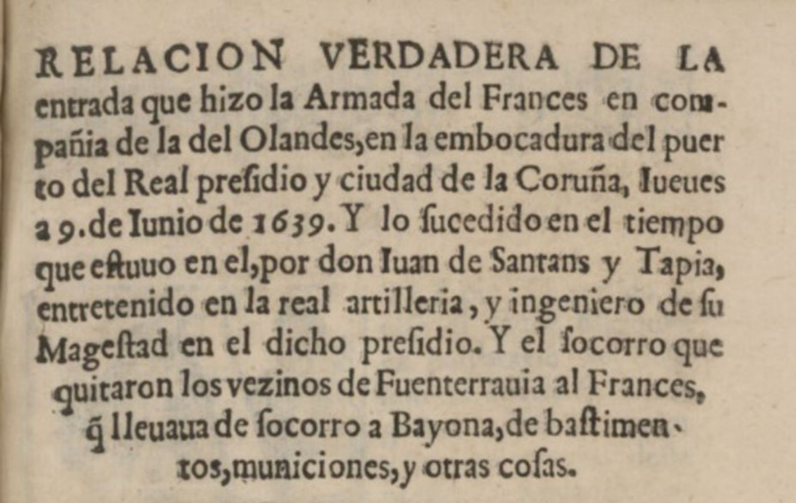 Noticia sobre la salida de Felipe II desde A Coruña a Inglaterra.   | // L. O.