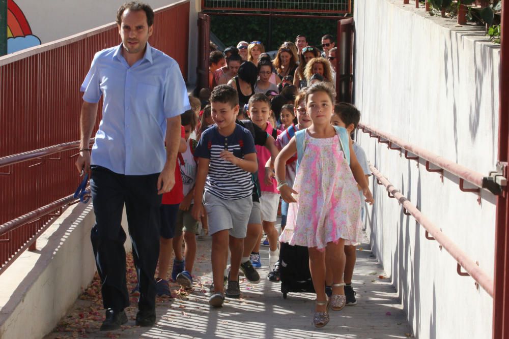 Los niños de Infantil y Primaria vuelven al cole después de las vacaciones