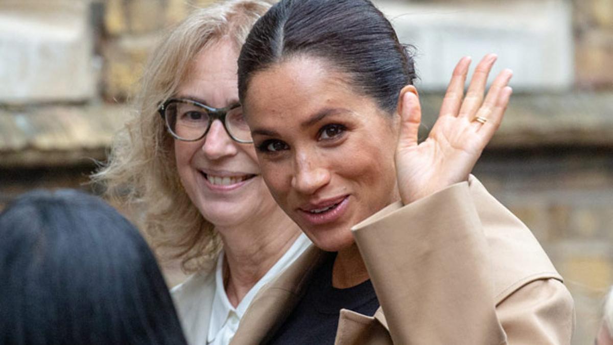 Meghan Markle, a su llegada a Smart Works