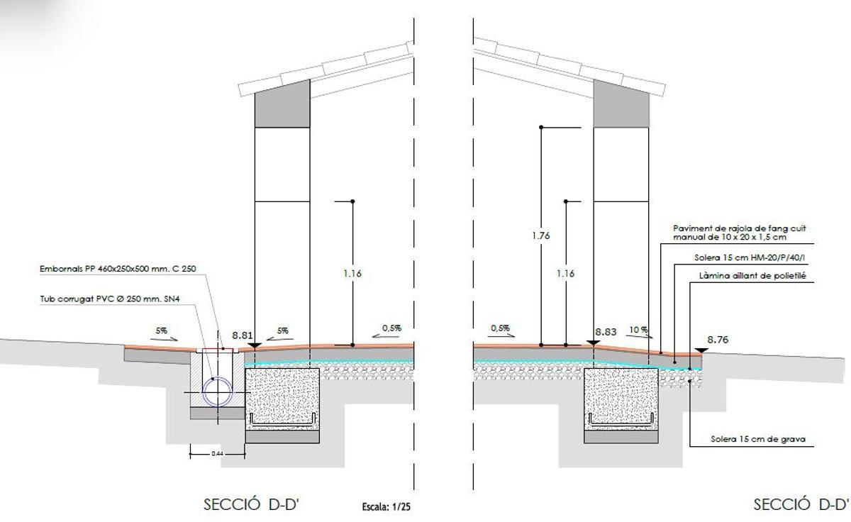 Uno de los planos del proyecto