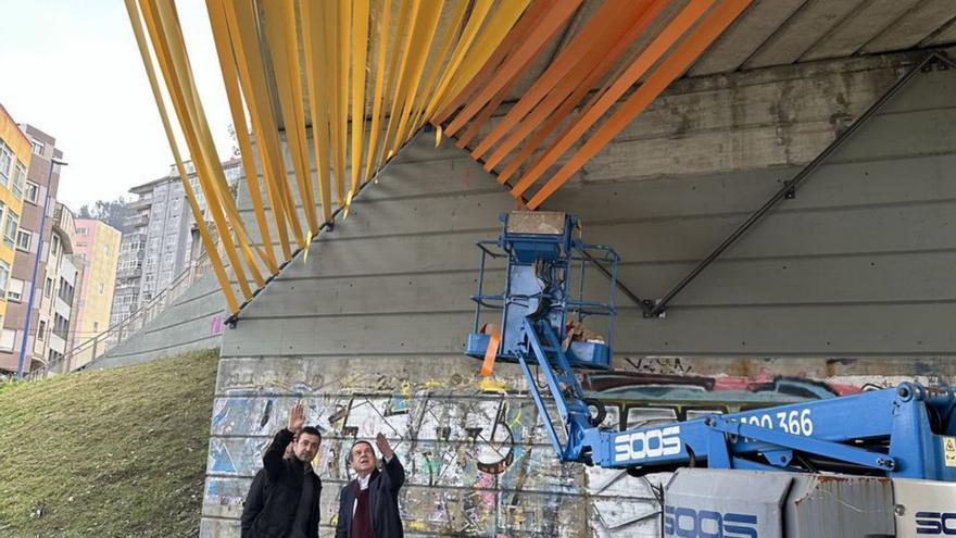 La Vía Verde muda de piel en el túnel de Coutadas