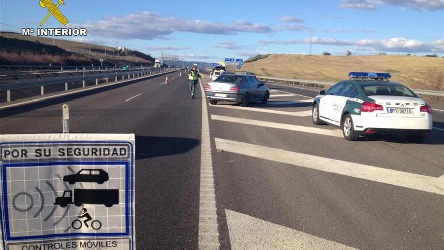 La Guardia Civil denuncia en Córdoba al 4,21% de los vehículos controlados por velocidad