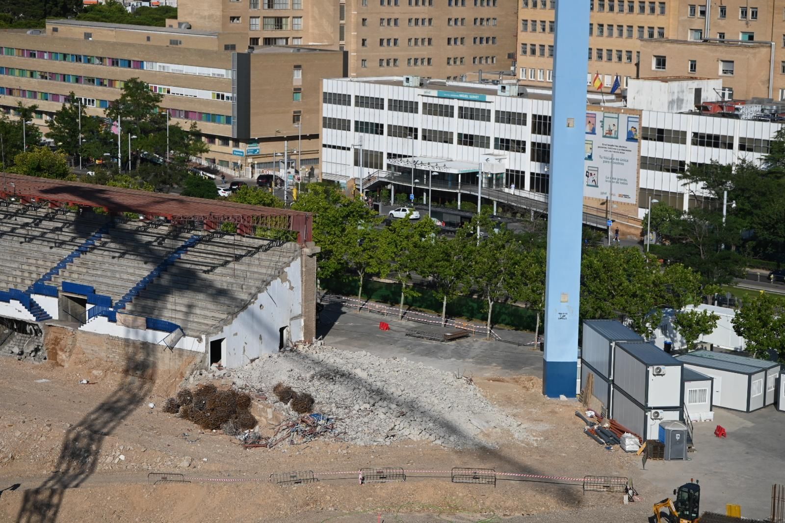 En imágenes | Así avanzan las obras en La Romareda