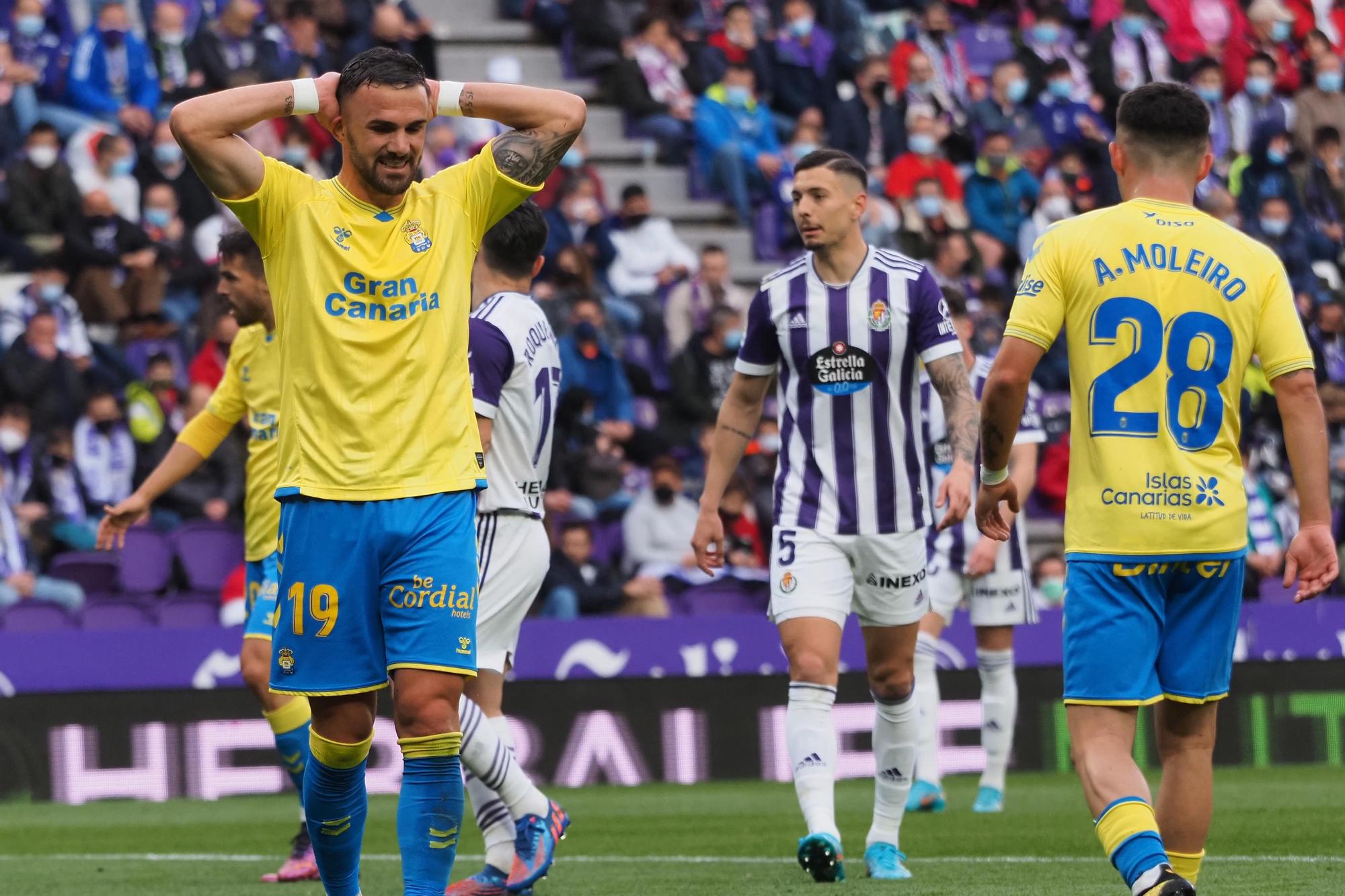 Partido entre el Real Valladolidad y la UD Las Palmas