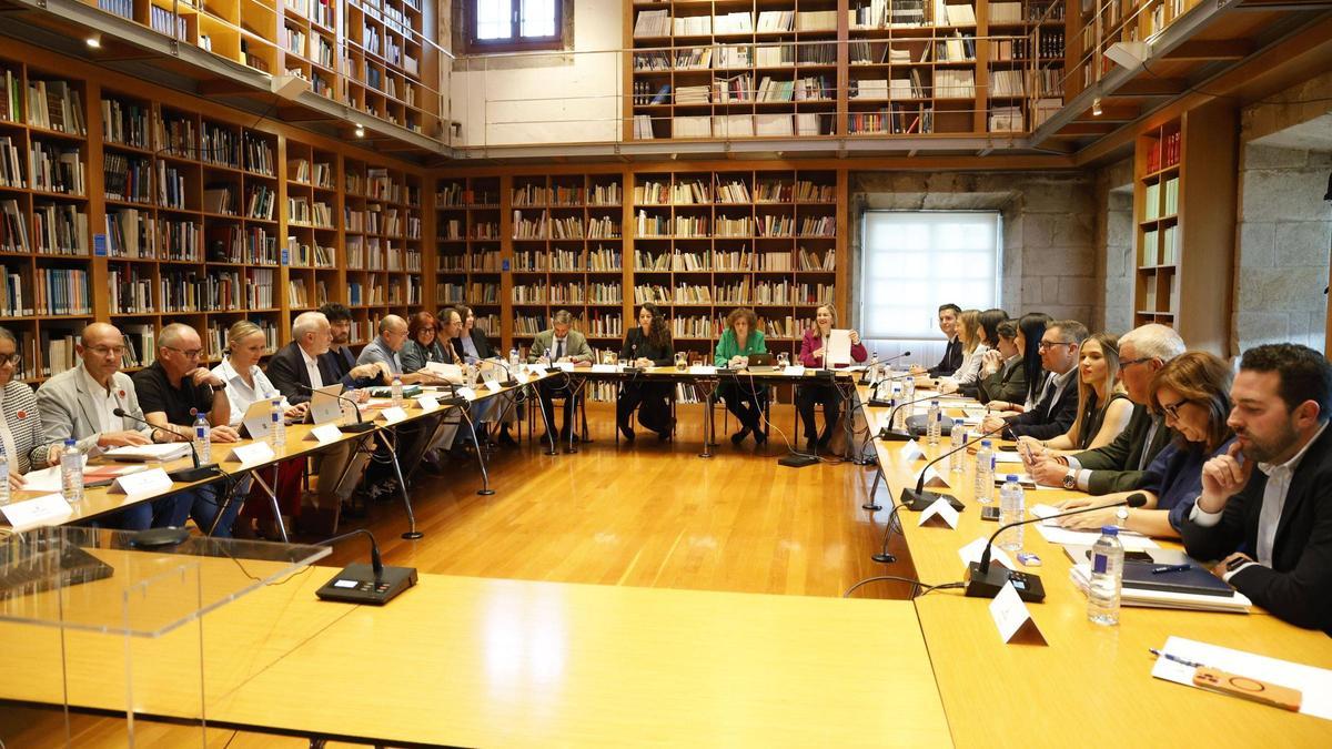 Opleno de novembro tivo lugar na biblioteca do Consello da Cultura Galega