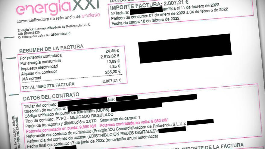Facua consigue que Endesa anule una factura de más de 2.800 euros a un usuario de Córdoba
